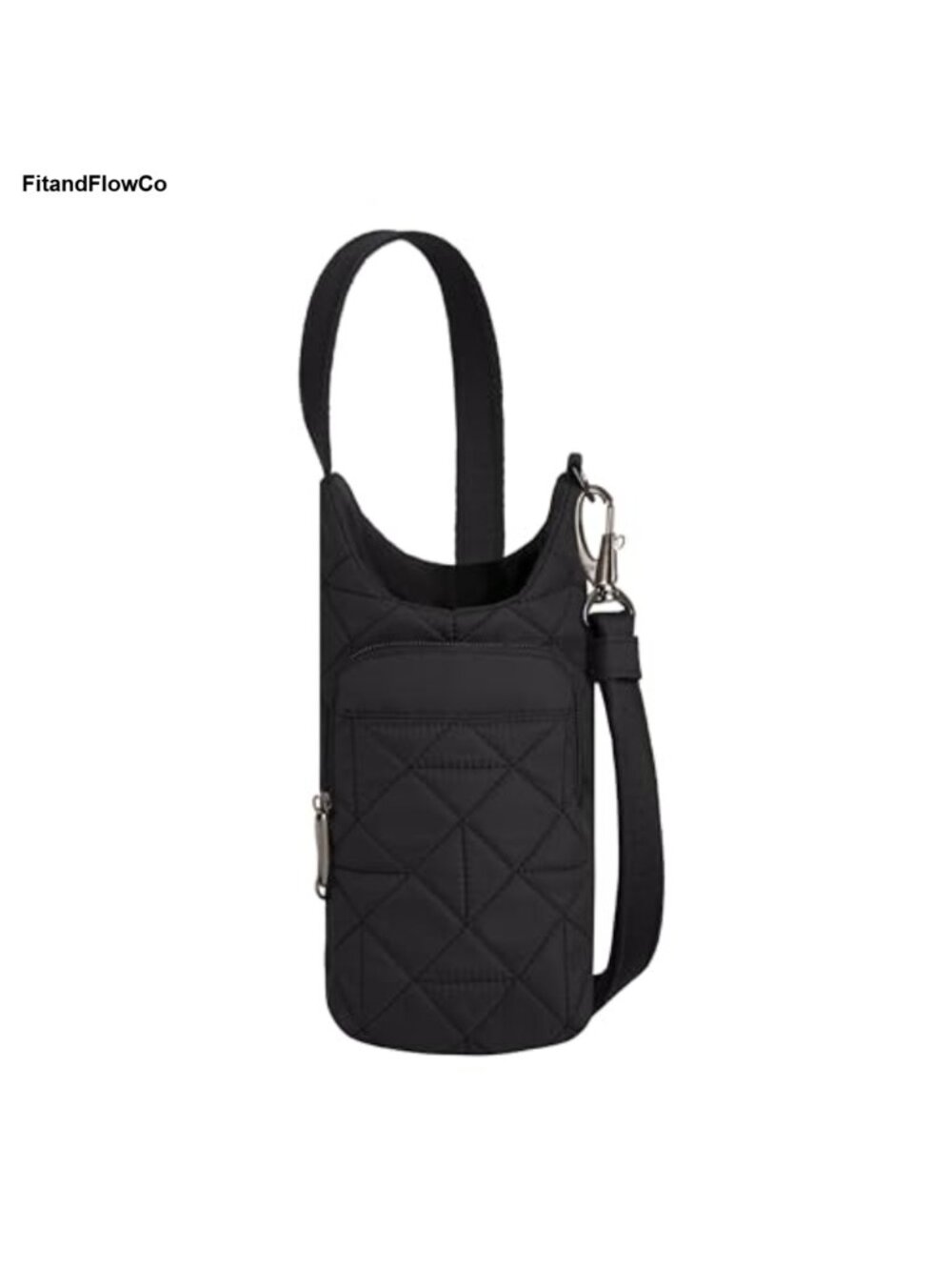 Anti-Theft Water Bottle Tote Insulated RFID Crossbody Travel Bag